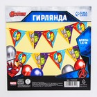 Гирлянда на ленте "Супергерои", длина 157 см, Мстители 7443410 - фото 14664685