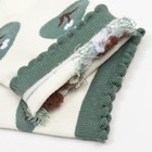 Носки женские MINAKU «Подснежники», зелёные, размер 36-39 (23-25 см) - фото 41940940