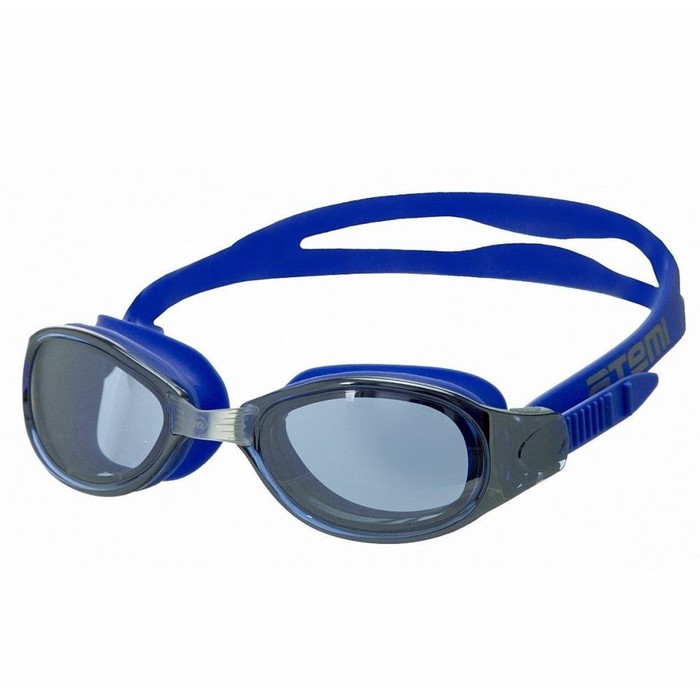 Очки для плавания Atemi B102M, зеркальные, силикон, цвет синий - Фото 1