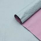 Бумага для упаковок, UPAK LAND, жатая, эколюкс, двухцветная, голубая, розовая, двусторонняя, рулон 1 шт., 0,7 х 5 м - фото 9589288