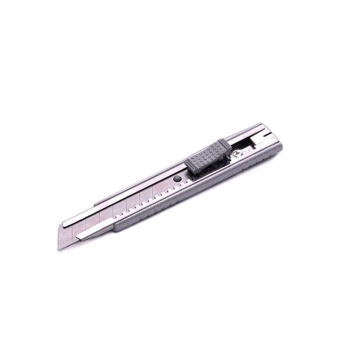 Нож универсальный HARDEN 570306, пластик, выдвижное лезвие, 18 мм - Фото 1