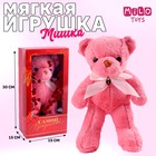 Мягкая игрушка «Самой прекрасной», розовый мишка - фото 318790265