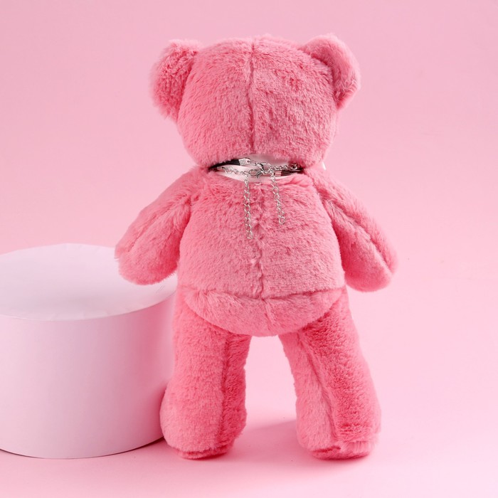 Мягкая игрушка «Самой прекрасной», розовый мишка - фото 1927843198