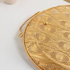 Поднос «Ренессанс», 39.5×34×3.5 см, золотистый - Фото 3