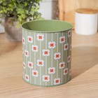 Подставка для столовых приборов металлическая «Фрукты и цветы», 12×13 см, цветы - Фото 2