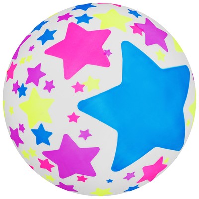 Мяч детский «Звёзды» ONLYTOP, d=22 см, МИКС