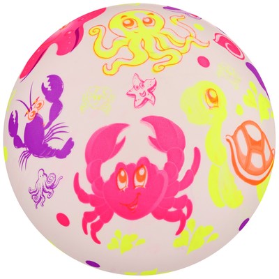 Мяч детский «Водный мир», d=22 см, 60 г, цвет МИКС