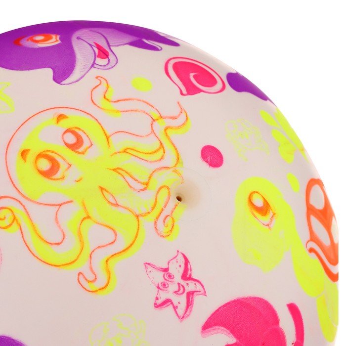 Мяч детский «Водный мир», d=22 см, 60 г, цвет МИКС - фото 1905936775