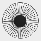 Фруктовница Доляна «Лофт», 28×28×8 см, цвет чёрный - Фото 4