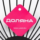 Фруктовница Доляна «Лофт», 28×28×8 см, чёрная - Фото 6