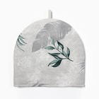 Грелка на чайник Доляна Tropics 28×28 см, 100% хлопок,164 г/м² - фото 26131590