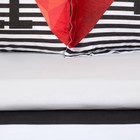 Комплект: пододеяльник и 2 наволочки Love Forever 175*215 см, 50*70+3 см - 2 шт, 100% хлопок - Фото 4