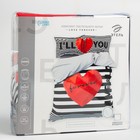 Комплект: пододеяльник и 2 наволочки Love Forever 175*215 см, 50*70+3 см - 2 шт, 100% хлопок - Фото 8