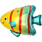 Шар фольгированный 13" «Яркая рыбка», мини-фигура с клапаном 7660776