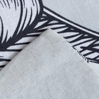 Постельное бельё Этель Евро Gray tropics 200х215 см, 220х240 см, 70х70 см - 2 шт - Фото 6