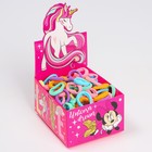 Резинка для волос, 100 штук, Минни Маус и Единорог - Фото 3