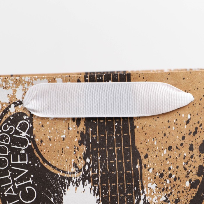 Пакет крафтовый вертикальный «Hard man», ML 23 × 27 × 11.5 см 7303821