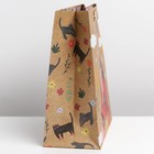 Пакет подарочный крафтовый вертикальный, упаковка, «Beautiful», ML 23 х 27 х 11.5 см - Фото 3