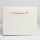 Пакет—коробка, подарочная упаковка, «Белый», 28 х 20 х 13 см - фото 9580690