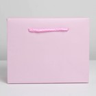 Пакет—коробка «Розовый», 23 × 18 × 11 см - фото 6550255