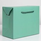 Пакет—коробка «Тиффани», 23 × 18 × 11 см - фото 11373446