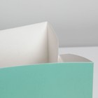 Пакет—коробка «Тиффани», 23 × 18 × 11 см - фото 11373447