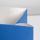 Пакет—коробка «Синий», 28 × 20 × 13 см - фото 6550290