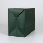 Пакет—коробка «Изумрудный», 28 × 20 × 13 см - фото 6550292