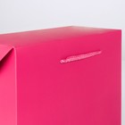Пакет—коробка «Фуксия», 28 × 20 × 13 см - Фото 3