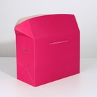 Пакет—коробка «Фуксия», 28 × 20 × 13 см - Фото 4