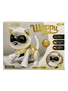 Робот кот «Шерри» IQ BOT, интерактивный: сенсорный, свет, звук, музыкальный, танцующий, на аккумуляторе, на русском языке, золотой 7360936