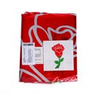 Воздушные шары фольгированные 37" «Роза акварель», цвет красный - Фото 2