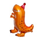 Шар фольгированный 32" «Дракон в колпаке», цвет оранжевый - фото 318790967