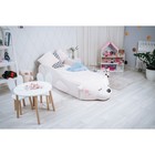 Кровать Romack «Мишка» Masha с кармашками, белый велюр, матрас в комплекте - Фото 6
