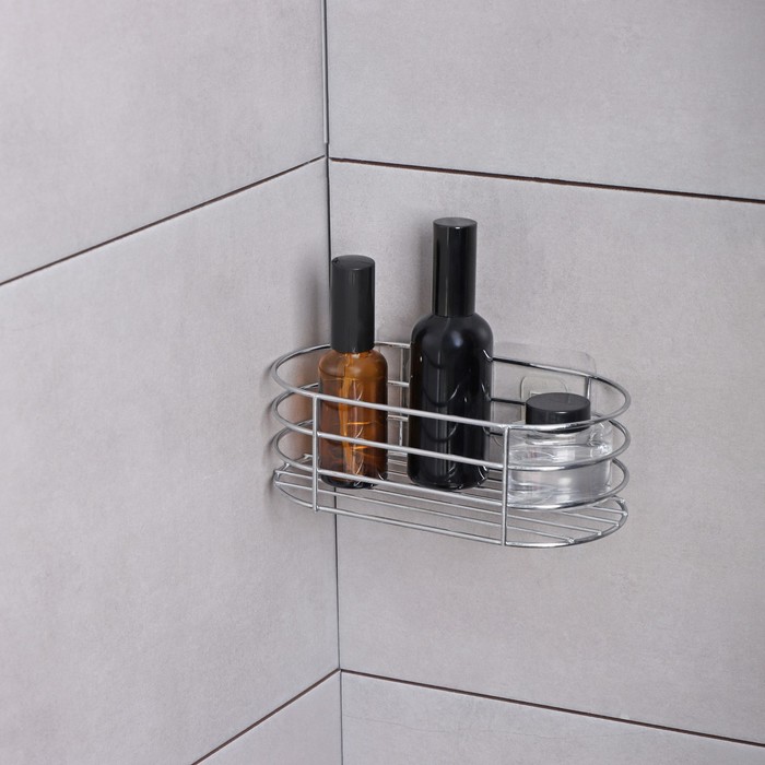 Полка на липучках Доляна, 20×10×6.5 см - Фото 1