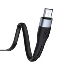 Кабель Hoco X34, microUSB - USB, 2.4 А, 1 м, PVC оплетка, плоский, черный - фото 51831675