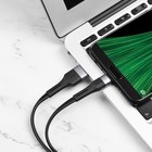 Кабель Hoco X34, microUSB - USB, 2.4 А, 1 м, PVC оплетка, плоский, черный - фото 51831672