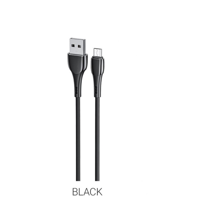Кабель Hoco X49, microUSB - USB, 2.4 А, 1 м, PVC оплетка, клипса, черный - фото 51823546 Кабель Hoco X49, microUSB - USB, 2.4 А, 1 м, PVC оплетка, клипса, черный - фото 51823546