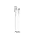 Кабель Hoco X49, microUSB - USB, 2.4 А, 1 м, PVC оплетка, клипса, белый 7728625 - фото 17014949