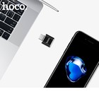 Адаптер Hoco UA5, Type-C - USB, поддержка OTG, металл, черный - Фото 4