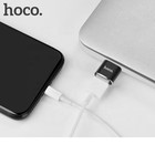 Адаптер Hoco UA5, Type-C - USB, поддержка OTG, металл, черный - Фото 5