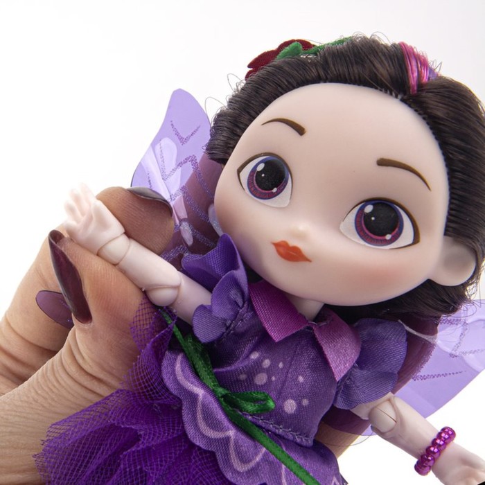 Кукла шарнирная «Фея в бальном платье. Варя», 13 см - фото 1905937226