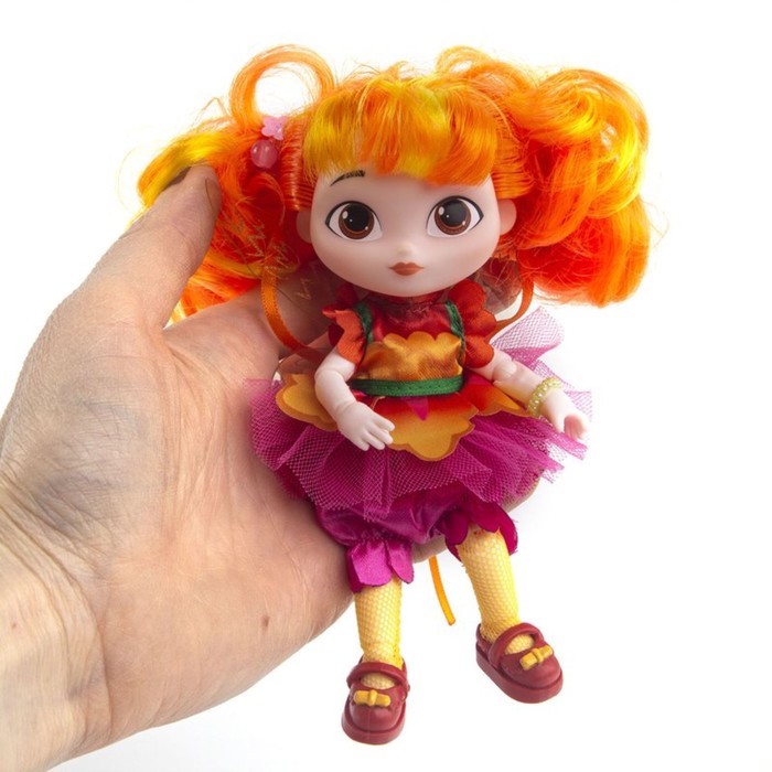 Кукла шарнирная «Фея в бальном платье. Аленка», 13 см - фото 1905937251