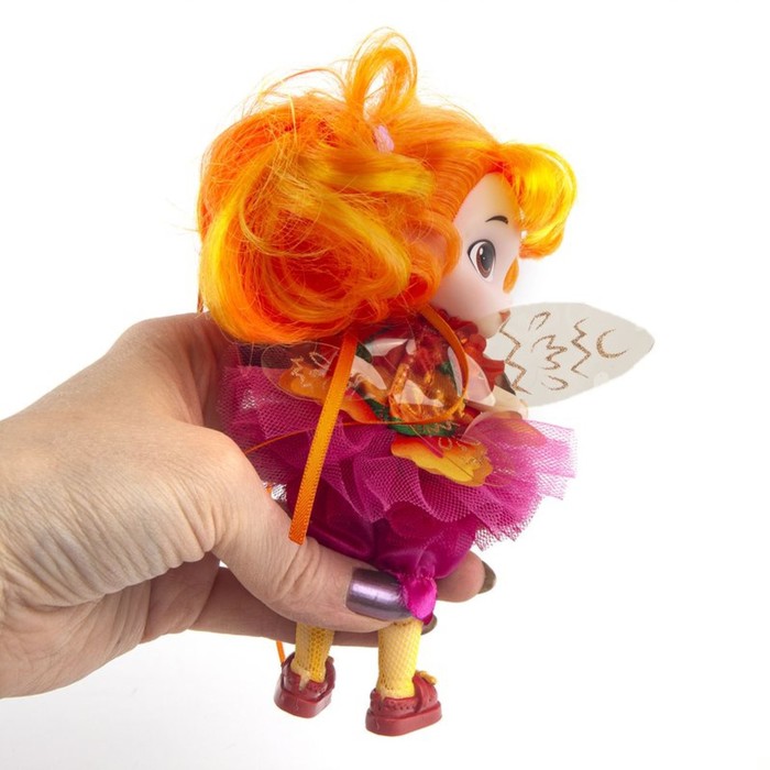 Кукла шарнирная «Фея в бальном платье. Аленка», 13 см - фото 1905937250
