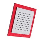 Лейка стационарная, квадратная Z0151, 15х15 см, 1 режим, пластик, цвет красный/хром - Фото 3