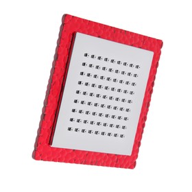 Лейка стационарная, квадратная Z0151, 15×15 см, 1 режим, пластик, цвет красный, хром