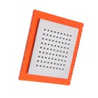 Лейка стационарная, квадратная Z0152, 15х15 см, 1 режим, пластик, цвет оранжевый/хром - Фото 3