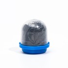 Бахилы "Эконом", в капсулах с синей крышкой, черные, 130 x 400 мм, 20 мкм, 2,4 г - фото 318791316