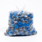 Бахилы "Эконом", в капсулах с синей крышкой, черные, 130 x 400 мм, 20 мкм, 2,4 г (комплект 200 шт) - фото 25269879