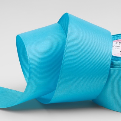 Лента репсовая, 40 мм, 23±1 м, голубая №20